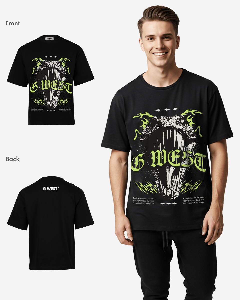 G-WEST HUNGER UNLEASHED OVERSIZED TEE