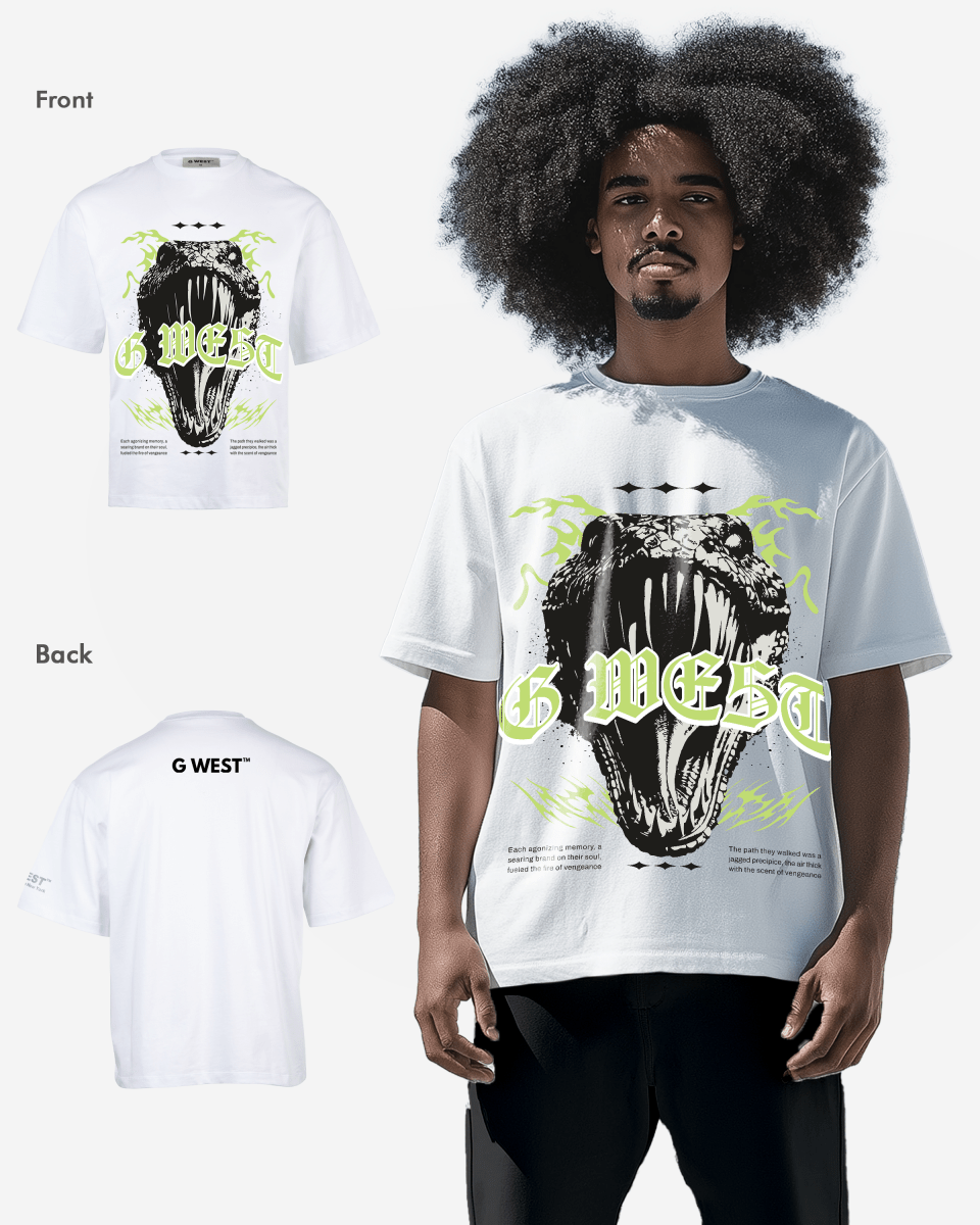 G-WEST HUNGER UNLEASHED OVERSIZED TEE