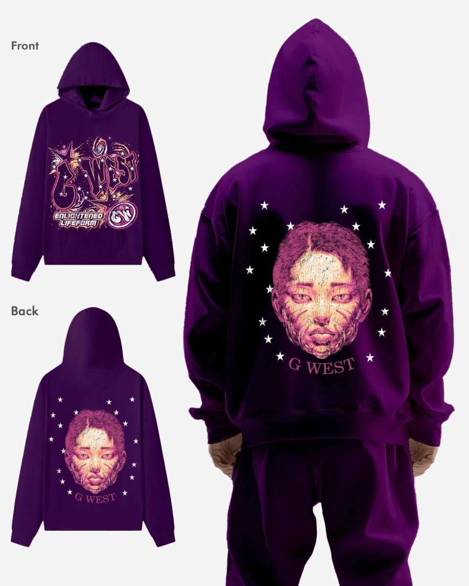 G West Illuminated Soul Double Hit Oversized Hoodie