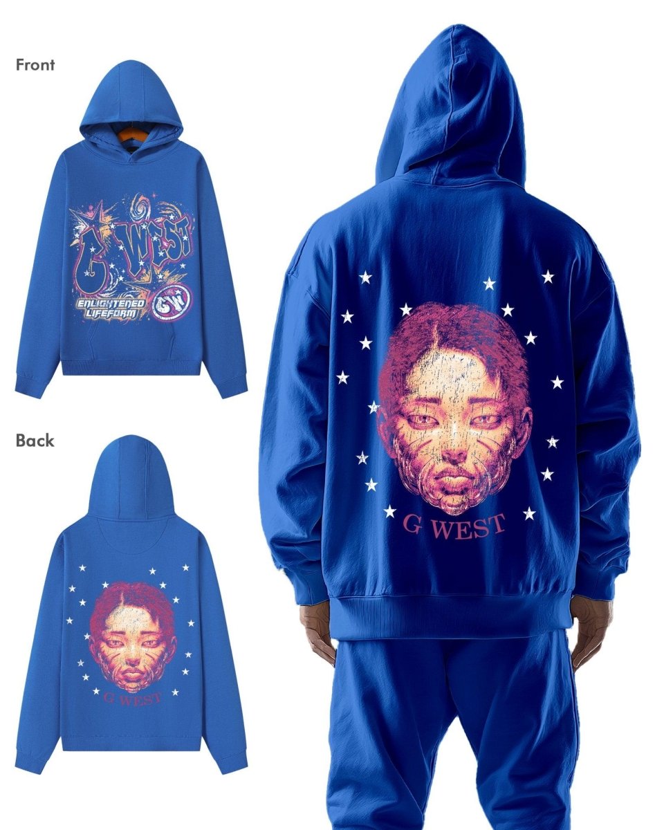 G West Illuminated Soul Double Hit Oversized Hoodie