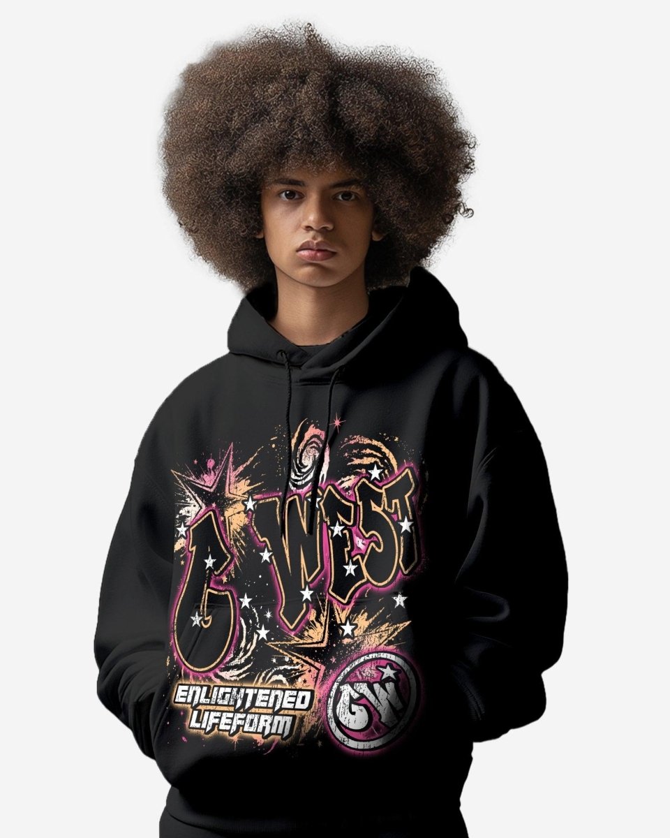 G West Illuminated Soul Double Hit Oversized Hoodie