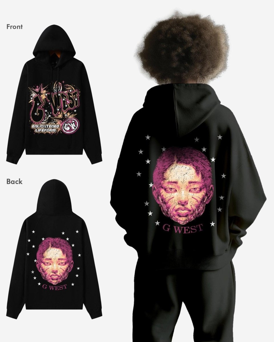 G West Illuminated Soul Double Hit Oversized Hoodie