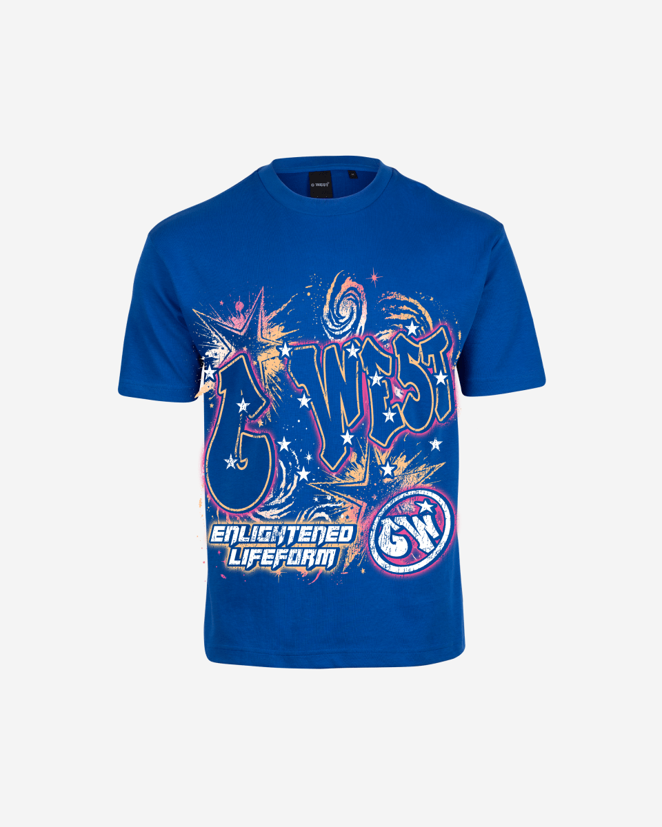 G West Illuminated Soul Double Hit Premium Oversized Tee Front And Back Print