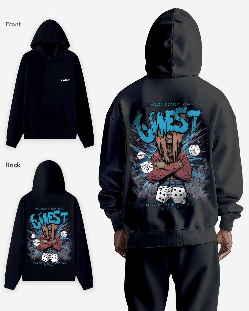 G West Imagine Of Imagination Oversize Hoodie