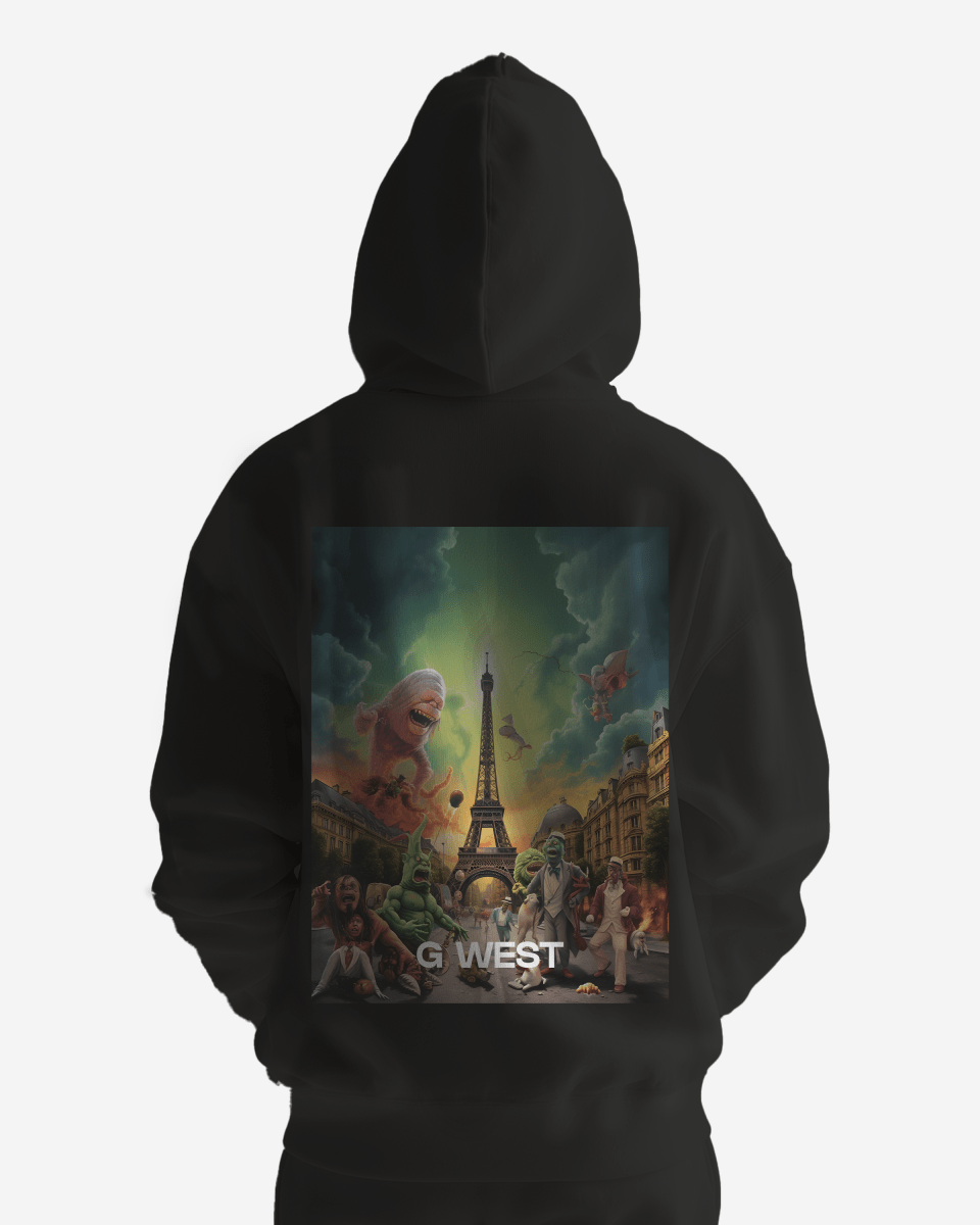 G West In Paris Heavy Premium Oversize Hoodie