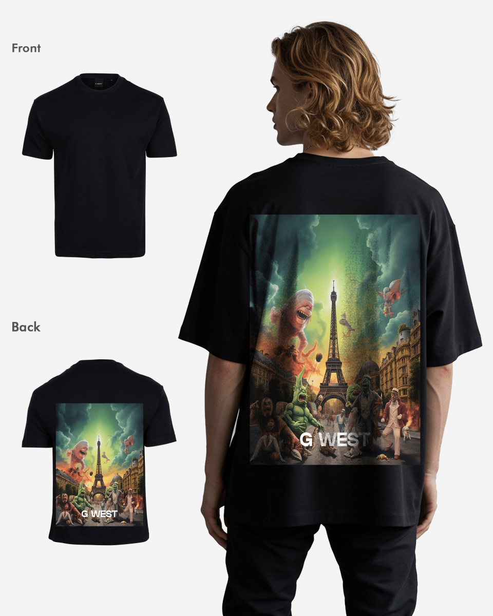 G West In Paris Oversized T-Shirt - 5 Colors