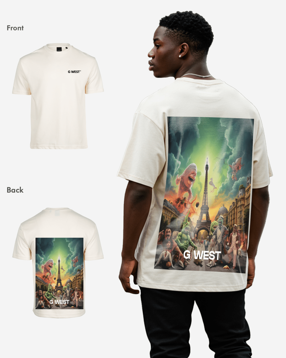 G West In Paris Oversized T-Shirt - 5 Colors