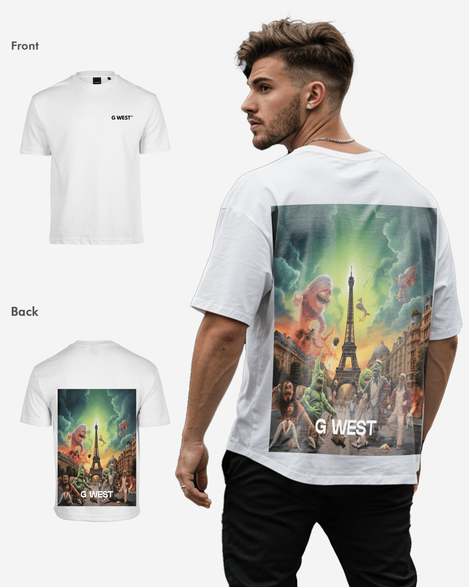 G West In Paris Oversized T-Shirt - 5 Colors