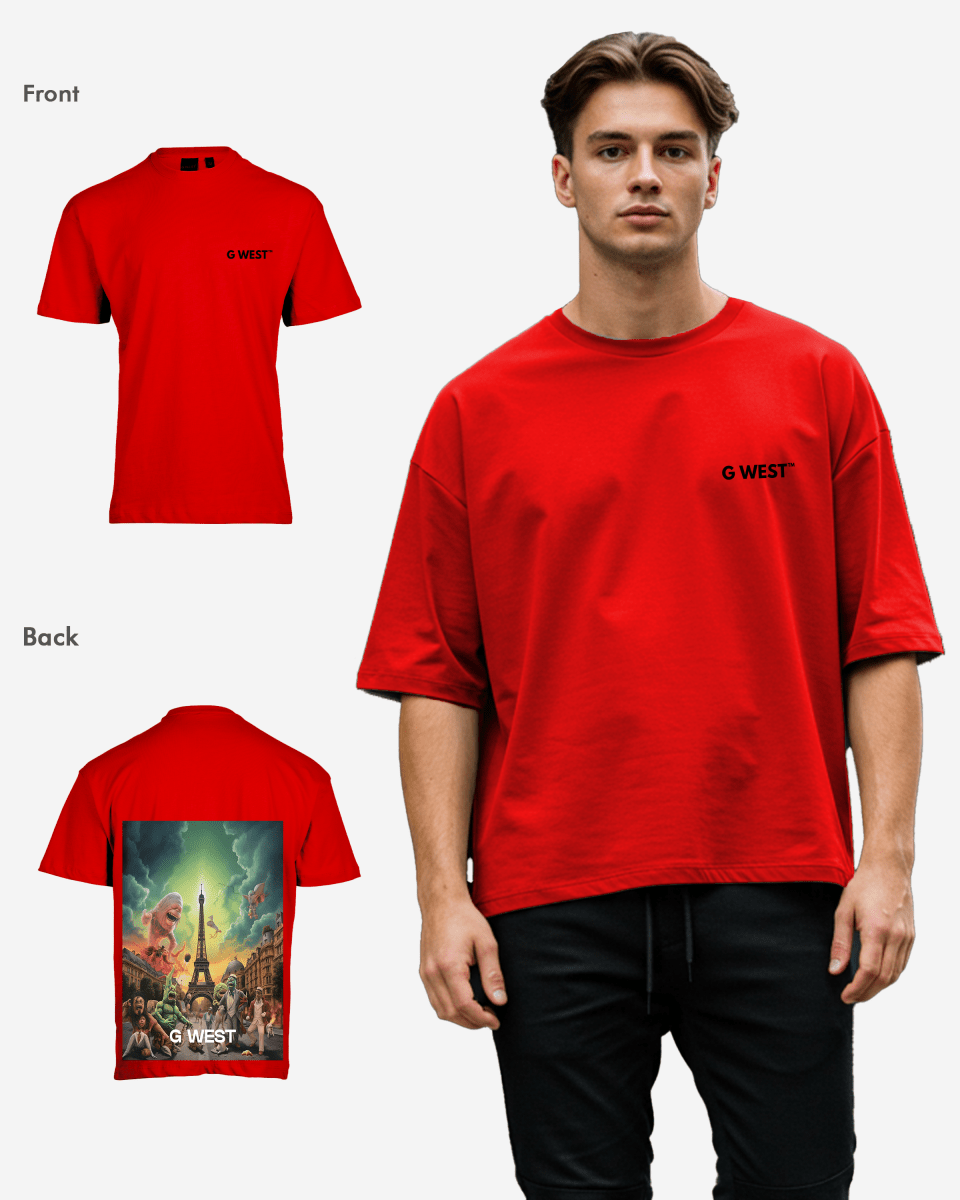 G West In Paris Oversized T-Shirt - 5 Colors