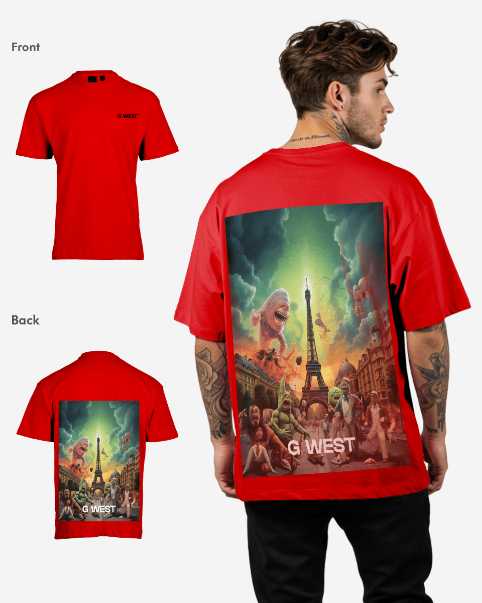 G West In Paris Oversized T-Shirt - 5 Colors