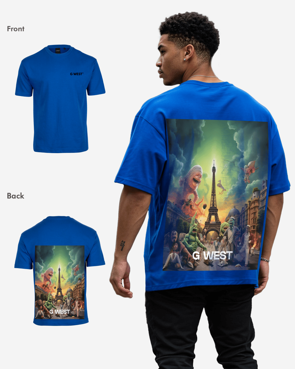 G West In Paris Oversized T-Shirt - 5 Colors