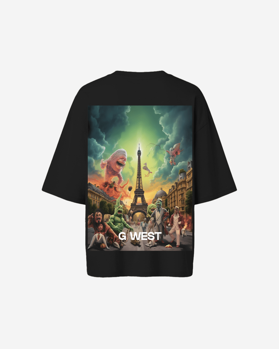 G West In Paris Oversized T-Shirt - WOMEN