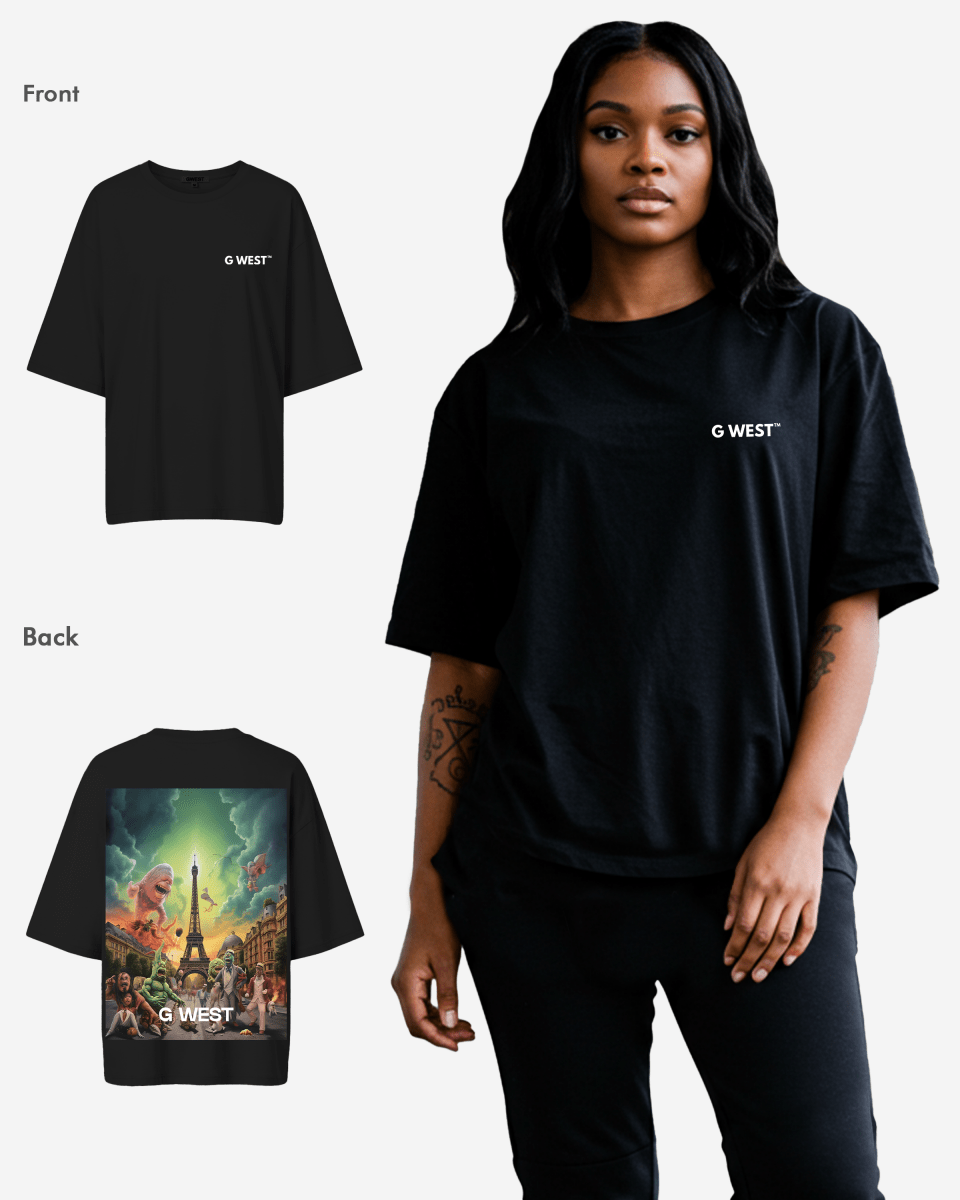 G West In Paris Oversized T-Shirt - WOMEN