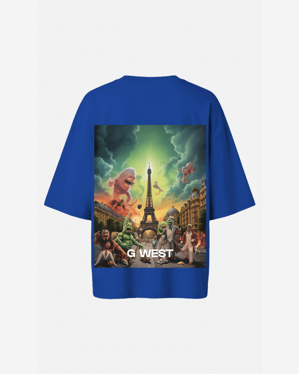 G West In Paris Oversized T-Shirt - WOMEN