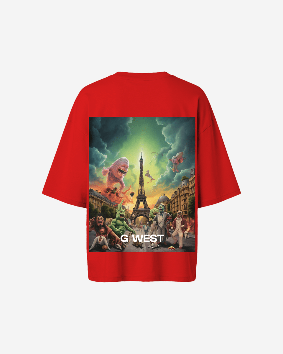 G West In Paris Oversized T-Shirt - WOMEN