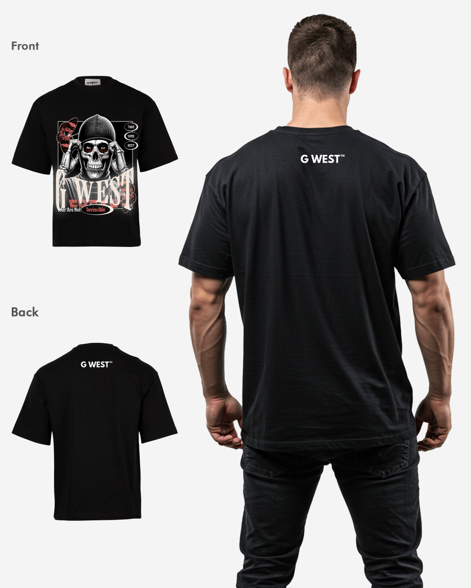 G-WEST INVINCIBLE OVERSIZED TEE