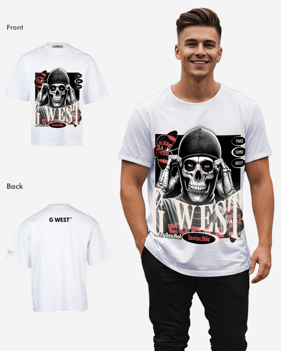 G-WEST INVINCIBLE OVERSIZED TEE