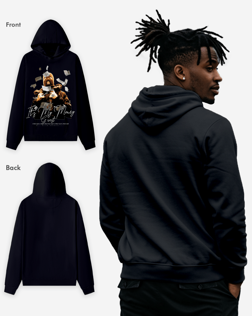 G West Its My Money Hoodie Big and Tall