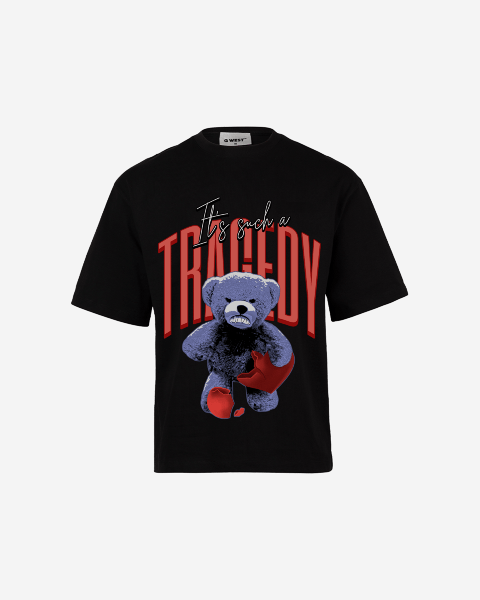 G-WEST IT'S SUCH A TRAGEDY OVERSIZED TEE