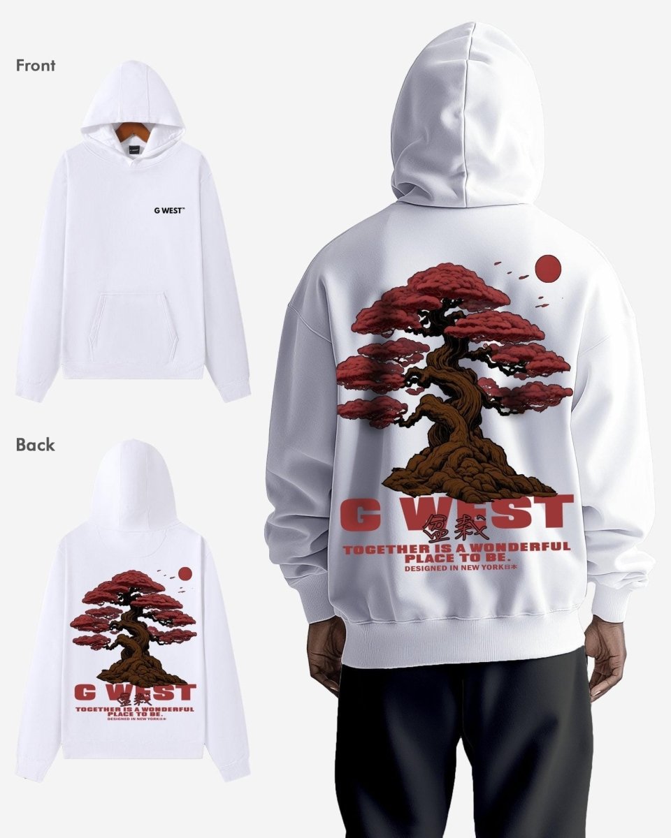 G West Japan Tree Oversize Hoodie