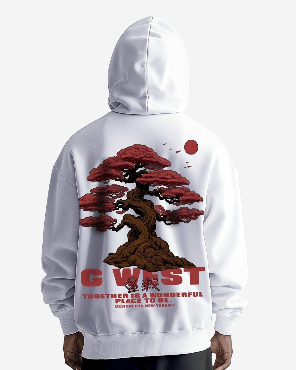 G West Japan Tree Oversize Hoodie
