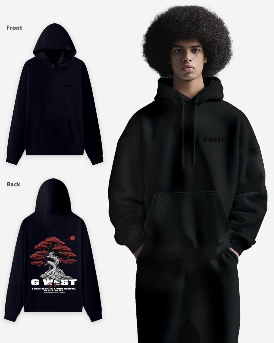 G West Japan Tree Oversize Hoodie