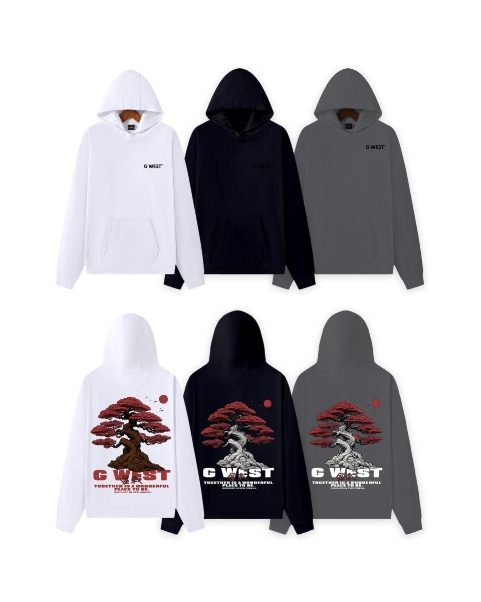 G West Japan Tree Oversize Hoodie