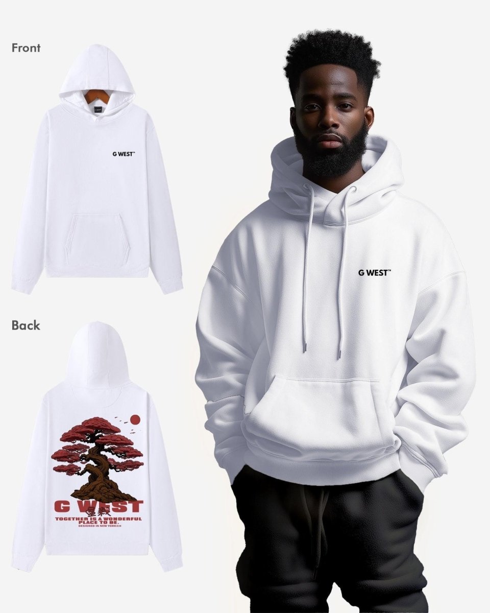 G West Japan Tree Oversize Hoodie