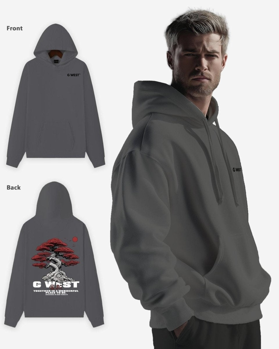 G West Japan Tree Oversize Hoodie