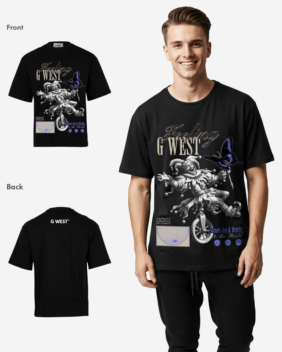 G-WEST JOY OVERSIZED TEE