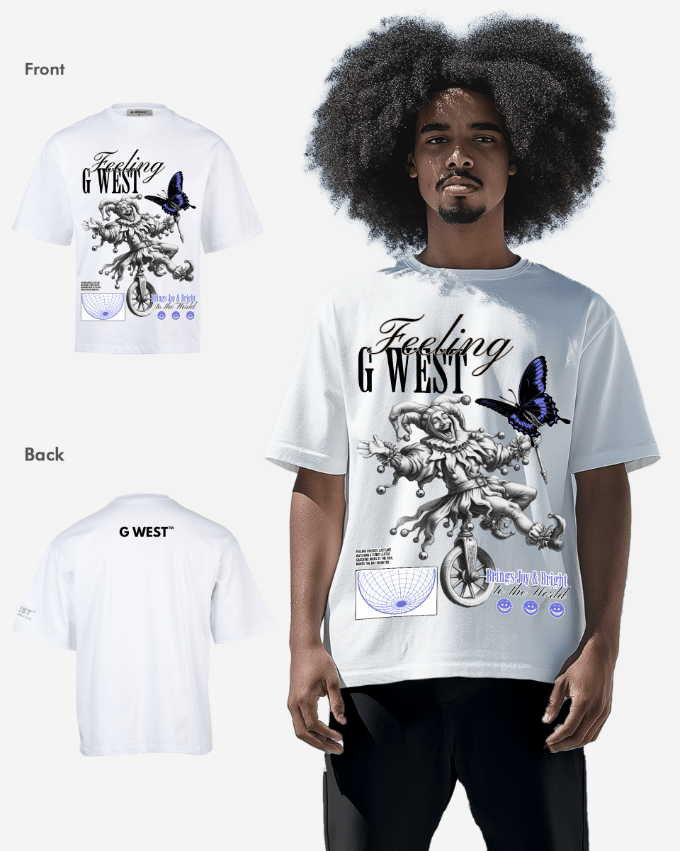 G-WEST JOY OVERSIZED TEE