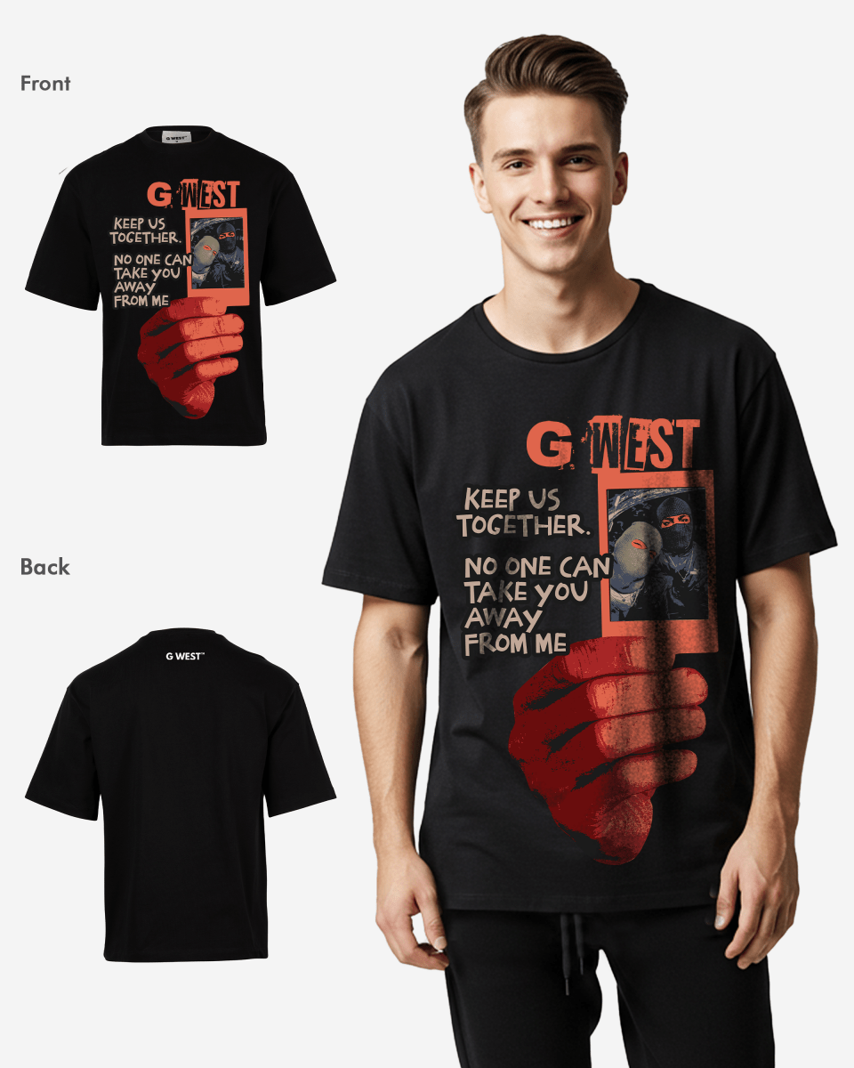 G-WEST KEEP VS TOGETHER OVERSIZED TEE