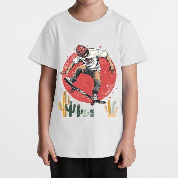 G West Kids Cactus Jump Black Tee