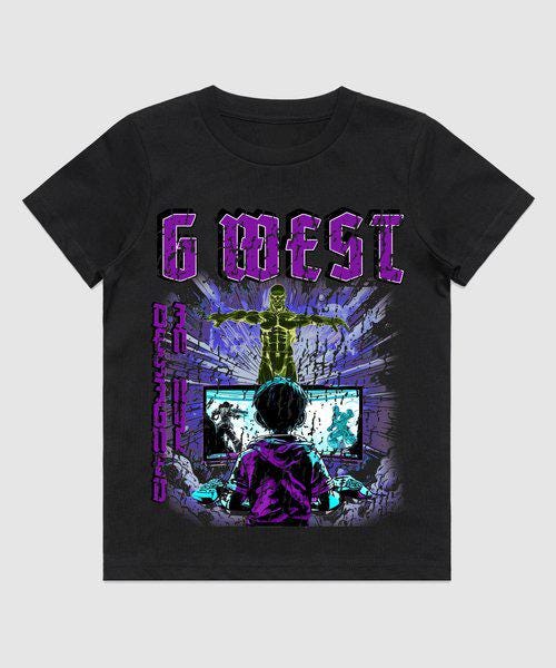 G West Kids Game Of G Purple Tee - Dtpbasty9071