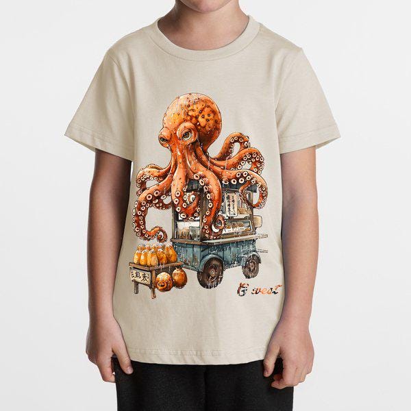 G West Kids Octopus Cart Tee - Dtpbasty9068