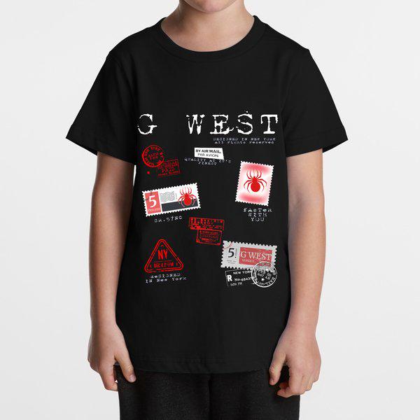 G West Kids Olympic Stamp Tee - Dtpbasty5041