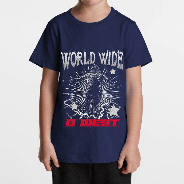 G West Kids Olympic World Wide Star Tee - Dtpbasty9021