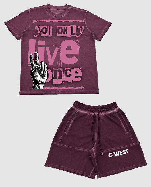 G West Kids Only Live Once Set