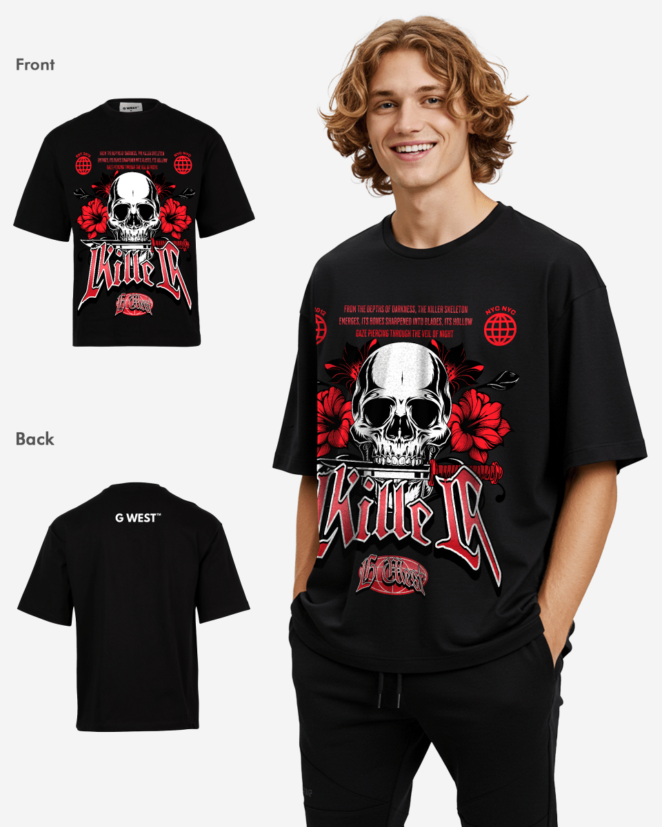 G-WEST KILLER OVEERSIZED TEE