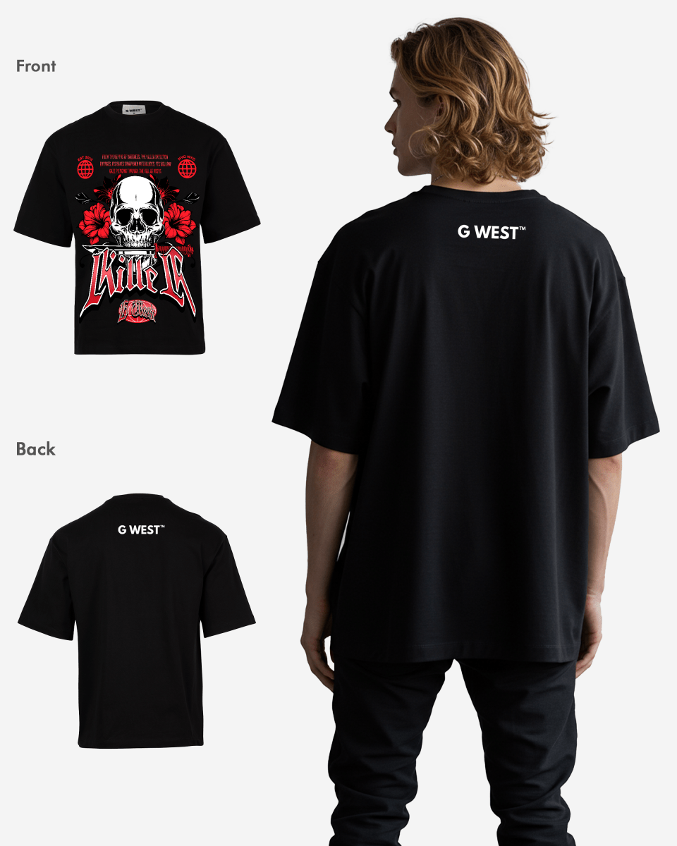 G-WEST KILLER OVEERSIZED TEE