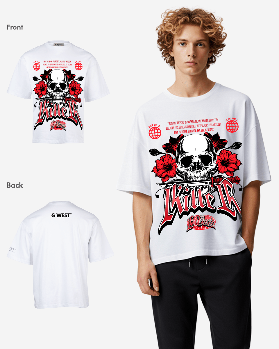 G-WEST KILLER OVEERSIZED TEE