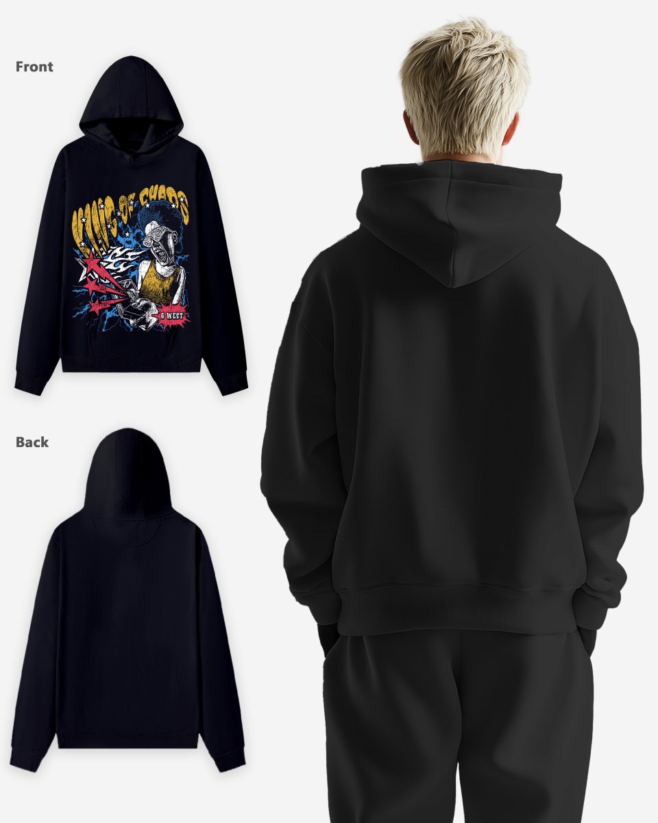 G WEST KING OF CHAOS OVERSIZE HOODIE