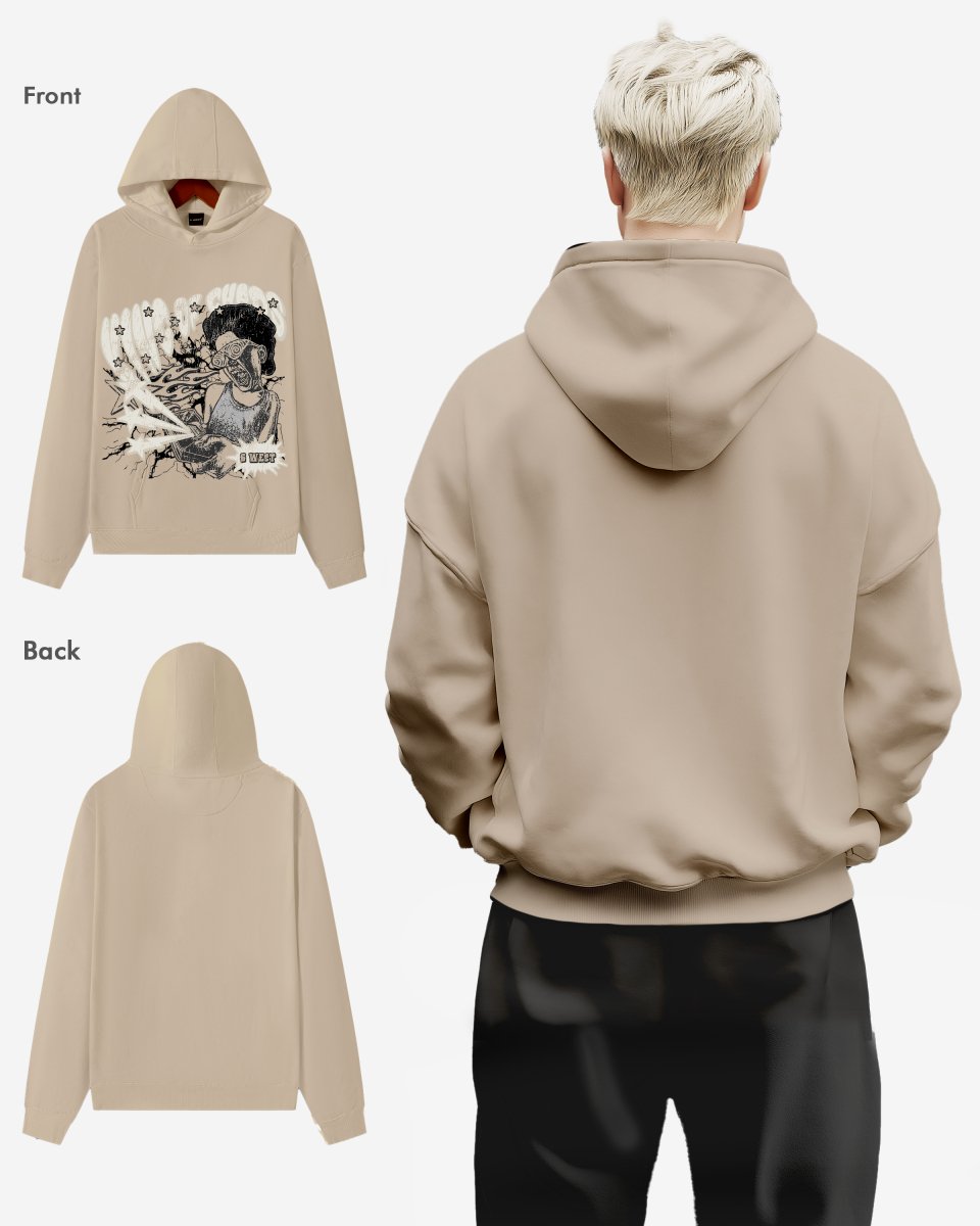 G WEST KING OF CHAOS OVERSIZE HOODIE