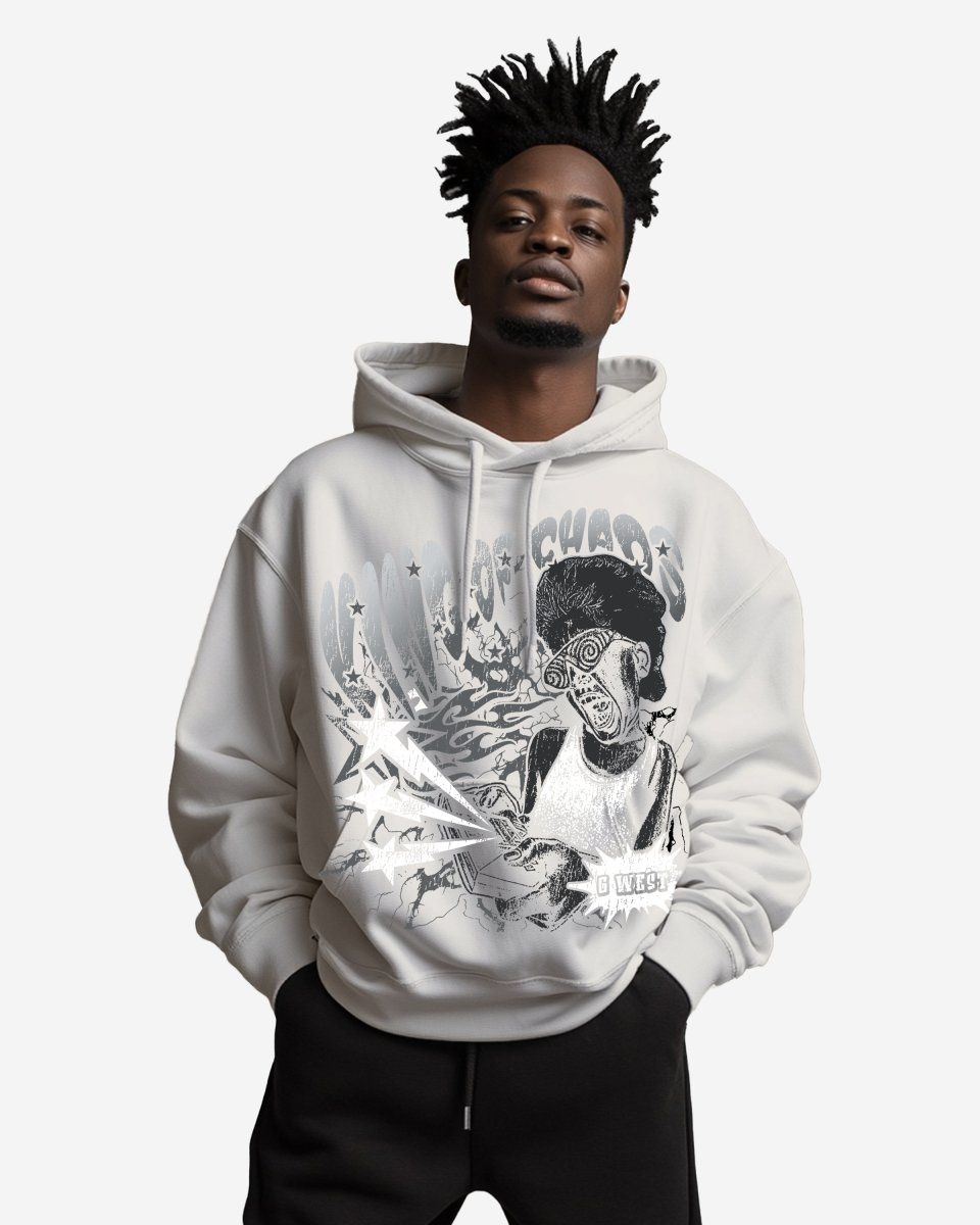 G WEST KING OF CHAOS OVERSIZE HOODIE