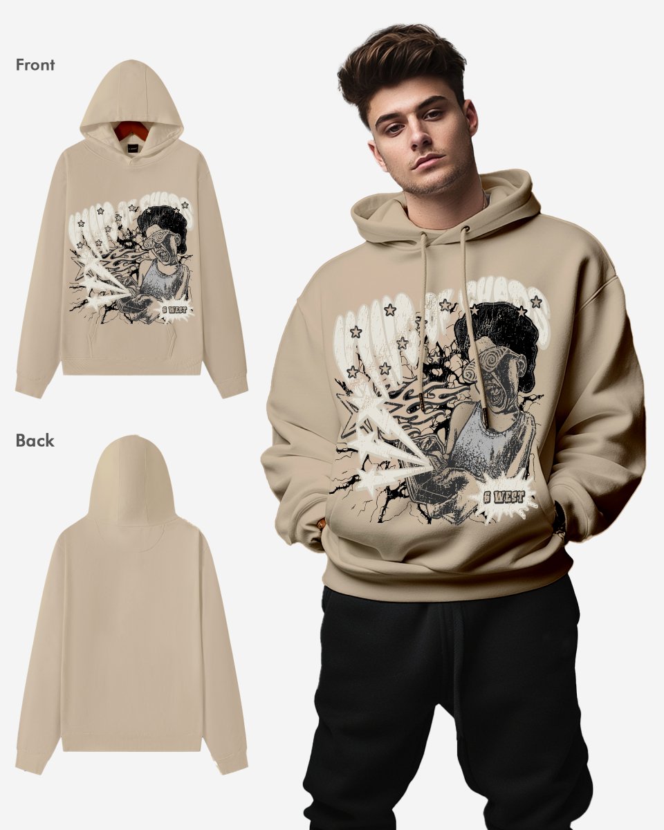 G WEST KING OF CHAOS OVERSIZE HOODIE