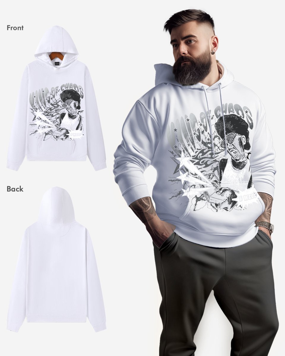 G WEST KING OF CHAOS OVERSIZE HOODIE