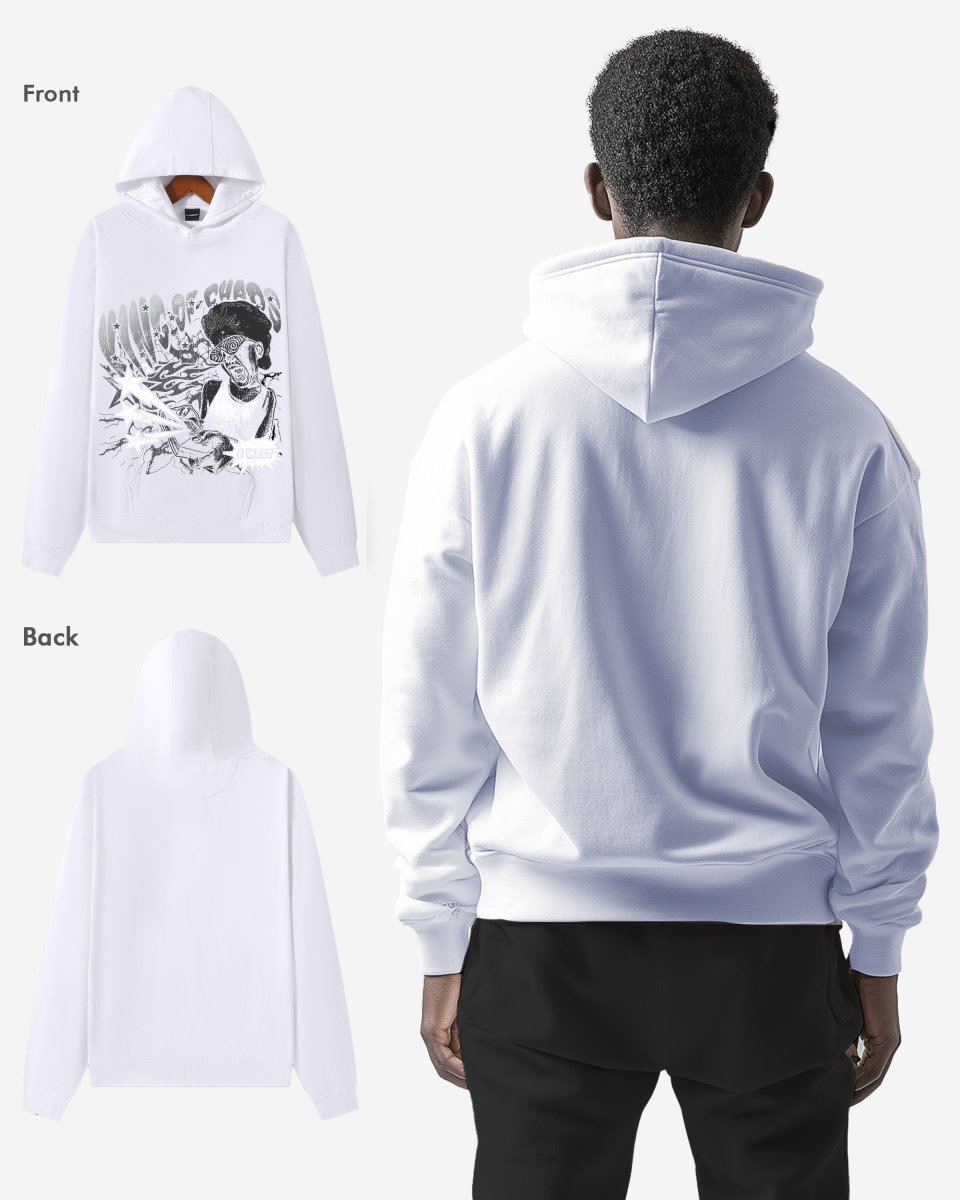 G WEST KING OF CHAOS OVERSIZE HOODIE