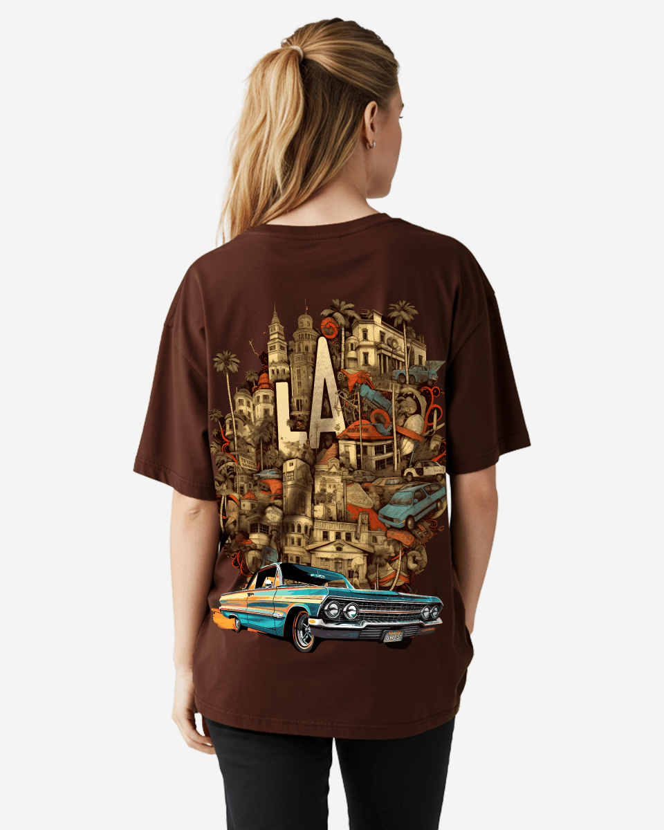 G West La Culture Oversized T Shirt  - WOMEN