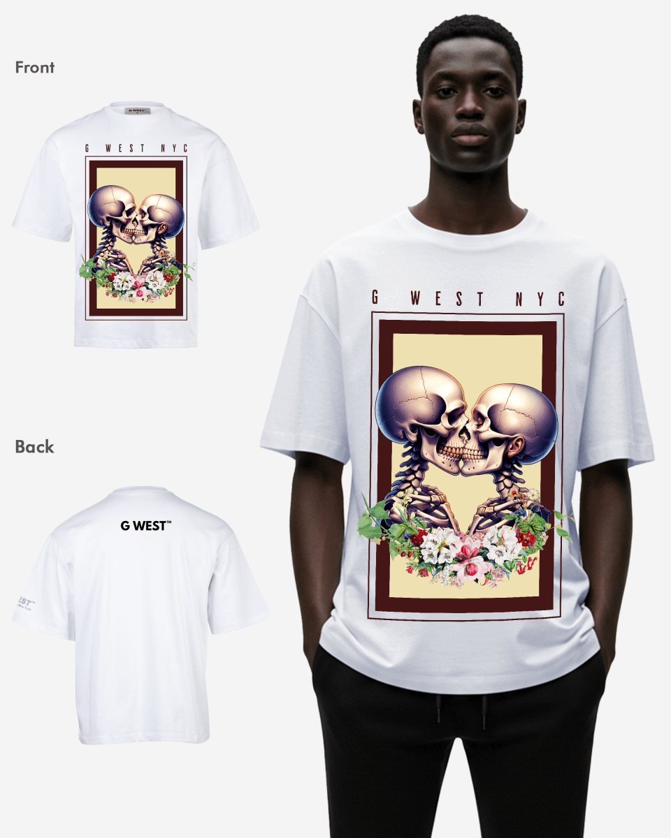 G-WEST LOVE BEYOND THE GRAVE OVERSIZED TEE