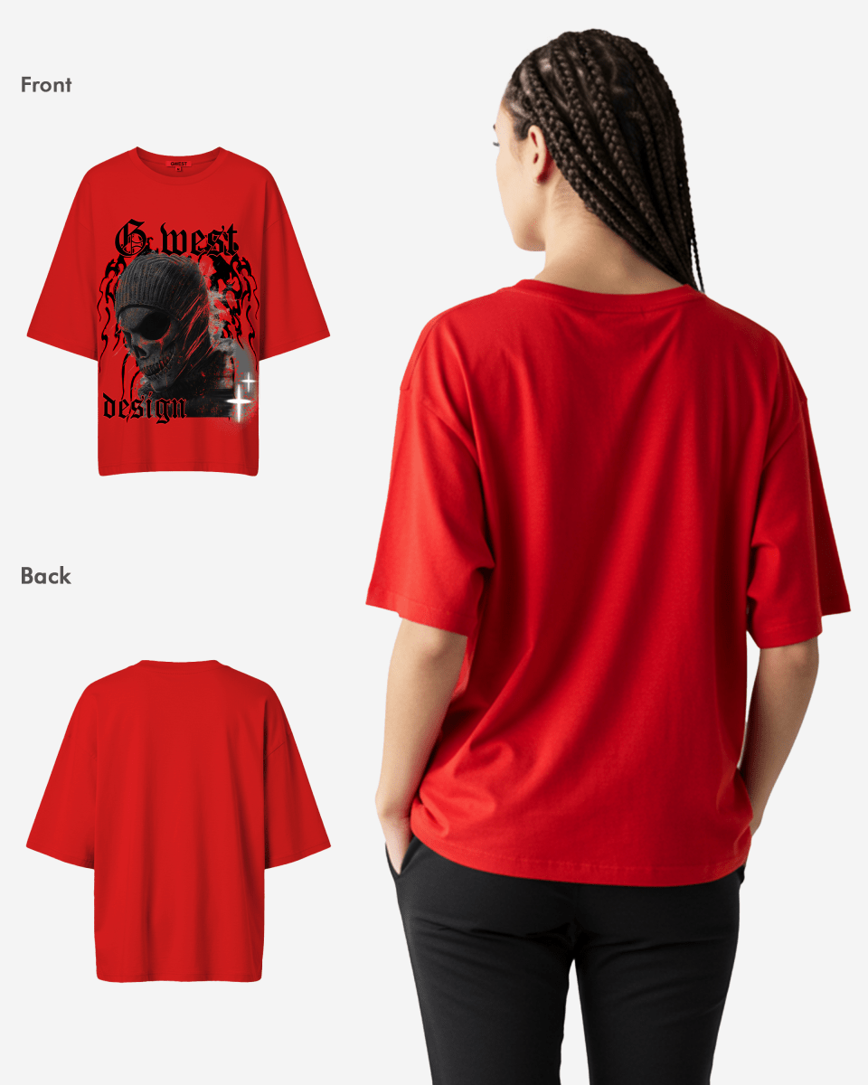 G WEST MASK 3.0 Oversized Tee - Women